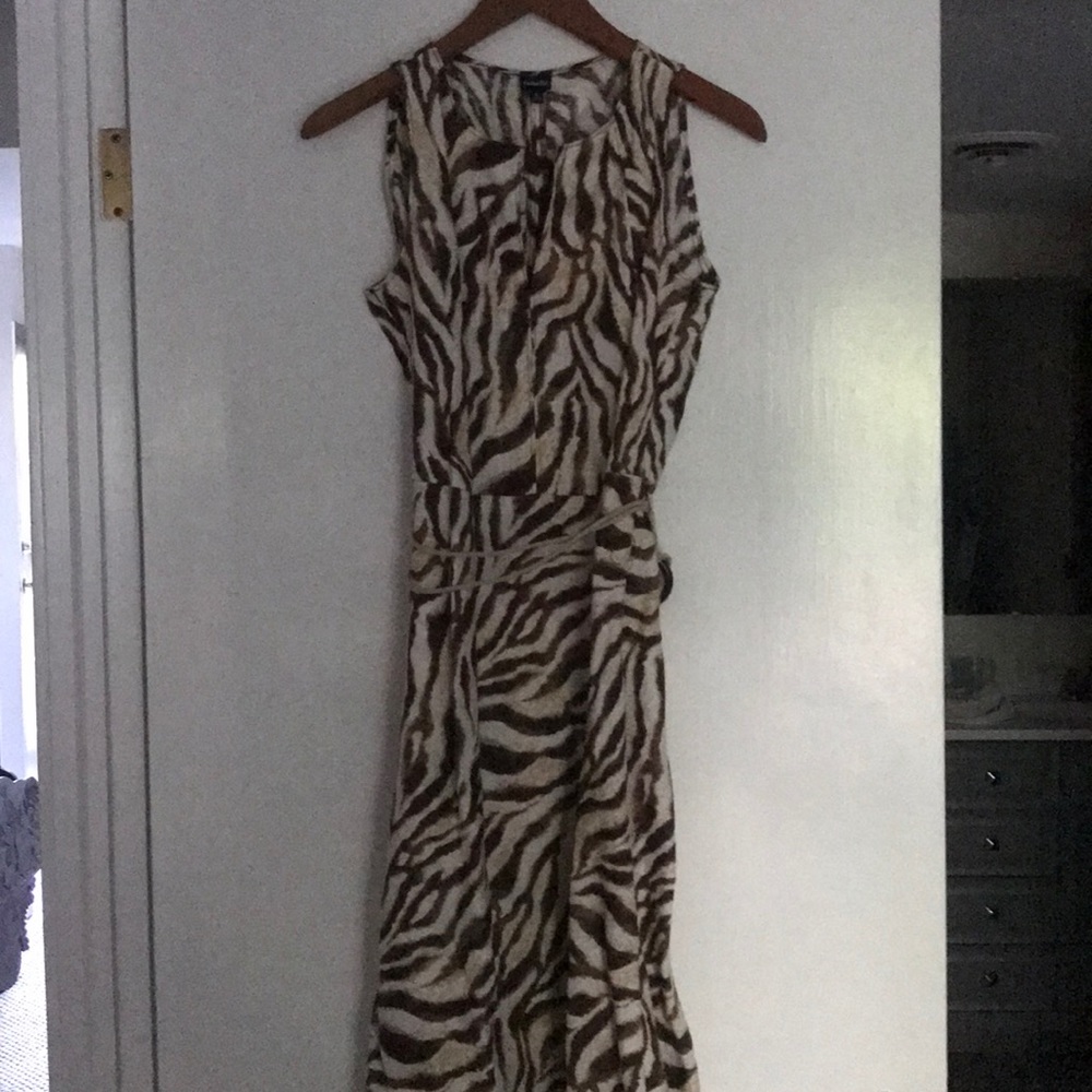 Animal print dress